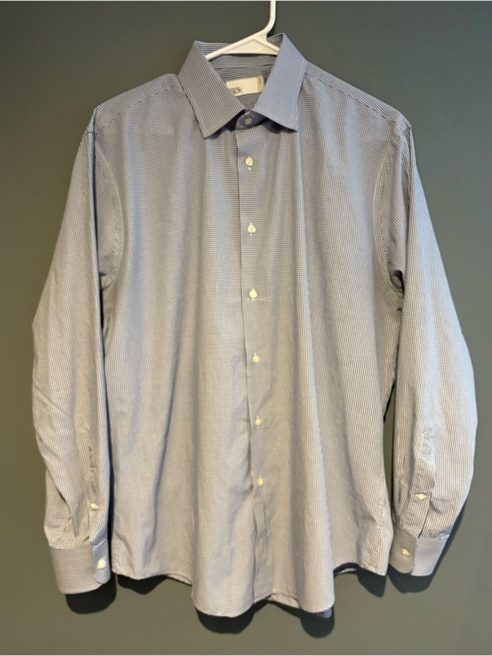 Nordstrom Rack Button Down Shirts Men’s Size 16 1/2 32/33 Blue and White Gingham